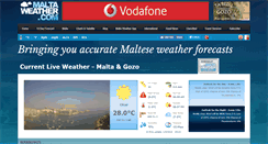 Desktop Screenshot of maltaweather.com